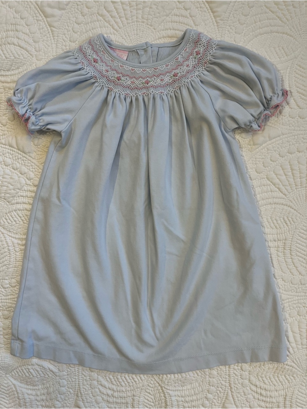 Petit Bebe Bishop Smocked Dress